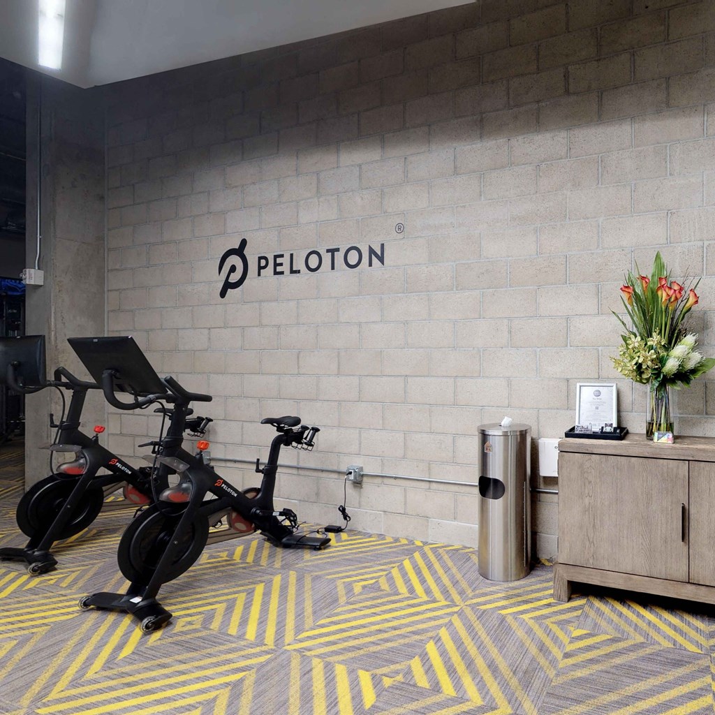 Olive DTLA Exercise Room Peloton Station  at Olive DTLA, Los Angeles, CA