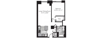 Shoreham | 1 Bed | 1 Bath | One Bedroom 11 at Shoreham and Tides, Illinois
