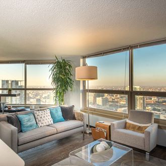 Presidential Towers Unit Living Room