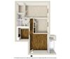3D 2 bedroom floor plan | Rosemont Sqaure in Randolph MA
