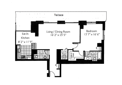 the floor plan for the second and third floors
