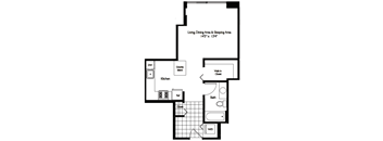 Tides | 0 Bed | 1 Bath | Studio 13 at Shoreham and Tides, Illinois, 60601