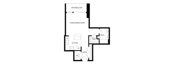 Shoreham | 0 Bed | 1 Bath | Studio 08 at Shoreham and Tides, Chicago, 60601