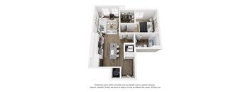 1 bed 1 bath | 646 Sq. Ft. at The Merchant Apartments, South Carolina