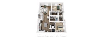 2 bed 2 bath | 1,028 Sq. Ft. at The Merchant Apartments, South Carolina 29403