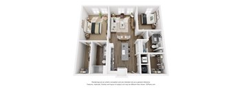 2 bed 2 bath F | 1,061 Sq. Ft. at The Merchant Apartments, South Carolina 29403