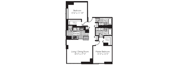 Shoreham | 2 Bed | 2 Bath | Two Bedroom 18 at Shoreham and Tides, Illinois