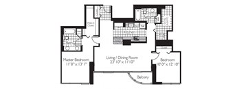 Shoreham | 2 Bed | 2 Bath | Two Bedroom 04 at Shoreham and Tides, Illinois, 60601