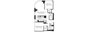 Shoreham | 2 Bed | 2 Bath | Two Bedroom 11 at Shoreham and Tides, Illinois