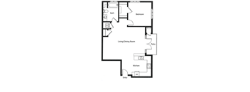 Vesper Floor Plan at Chase Knolls, Sherman Oaks, CA