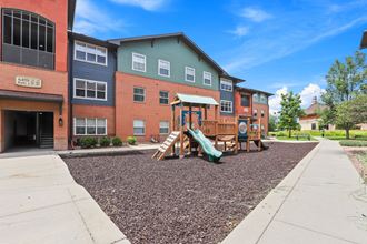 our apartments offer a playground for your little ones at Apartments at Denver Place, Denver