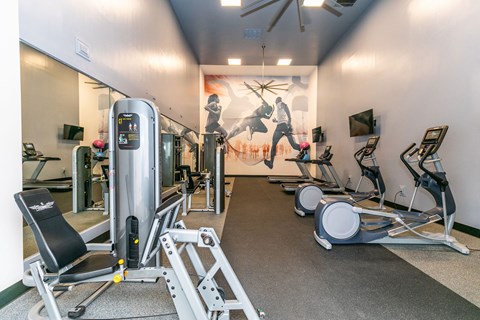 the gym at briarcliff apartments at Briarcliff Apartments, Atlanta, GA
