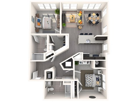 Birch Floor Plan at Heights at Glen Mills, Glen Mills, PA 19342