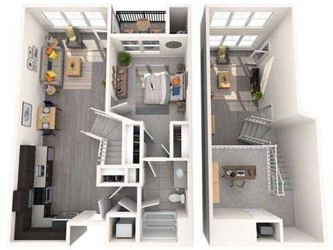 Magnolia Floor Plan | 883 Sq. Ft. at Heights at Glen Mills, Glen Mills 19342