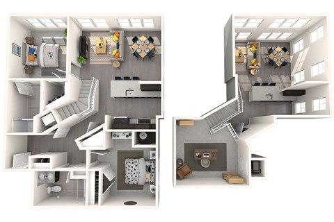 Oak Floor Plan at Heights at Glen Mills, Glen Mills