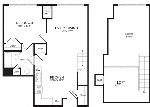 Jasmine Floor Plan | 968 Sq. Ft. at Heights at Glen Mills, Glen Mills, PA