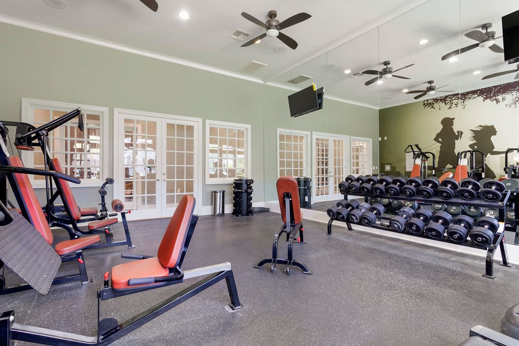 the gym at 1861 muleshoe road at Madison on the Meadow, Texas, 77477