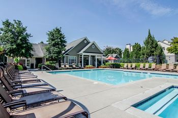 the swimming pool at our apartments at Willowest in Collier Hills, Georgia, 30318