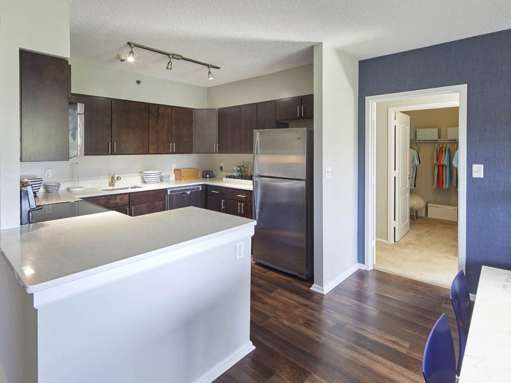 Well Equipped Kitchen And Dining at 15 Bank Apartments, White Plains, 10606