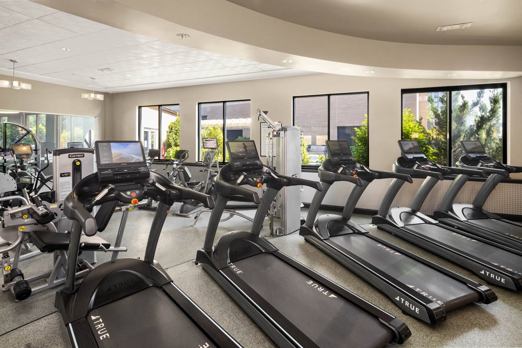 State Of The Art Fitness Center With Ample Cardio Machines at 15 Bank Apartments, White Plains, NY, New York, 10606