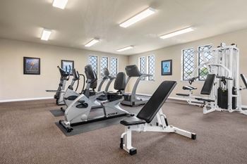 our state of the art gym equipment is available for residents to use at Chevy Chase, Texas, 78752