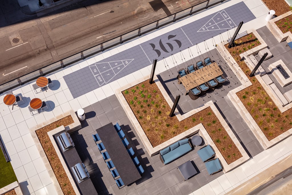 Aerial View Of Community Amenities at 365 Nicollet, Minneapolis, MN, Manchester , 55401