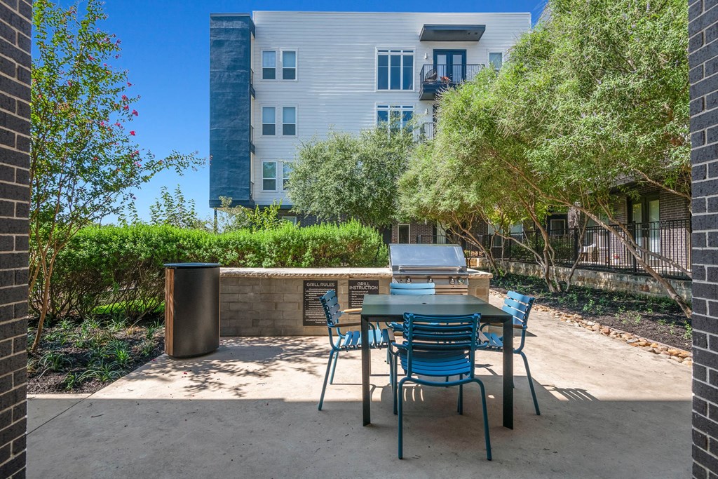 Outdoor Grilling Station  at Abstract at Design District, Texas