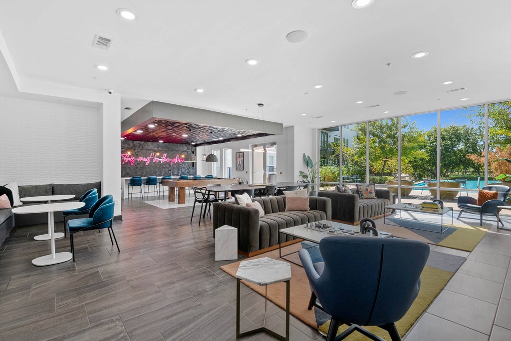 Resident Lounge at Abstract at Design District, Dallas