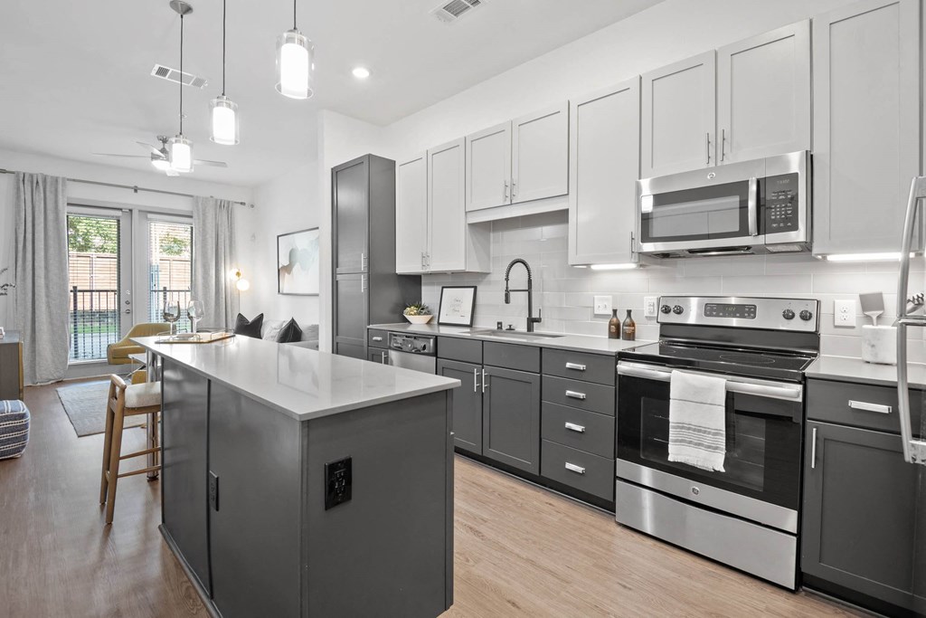 Spacious Kitchen  at Abstract at Design District, Dallas, TX