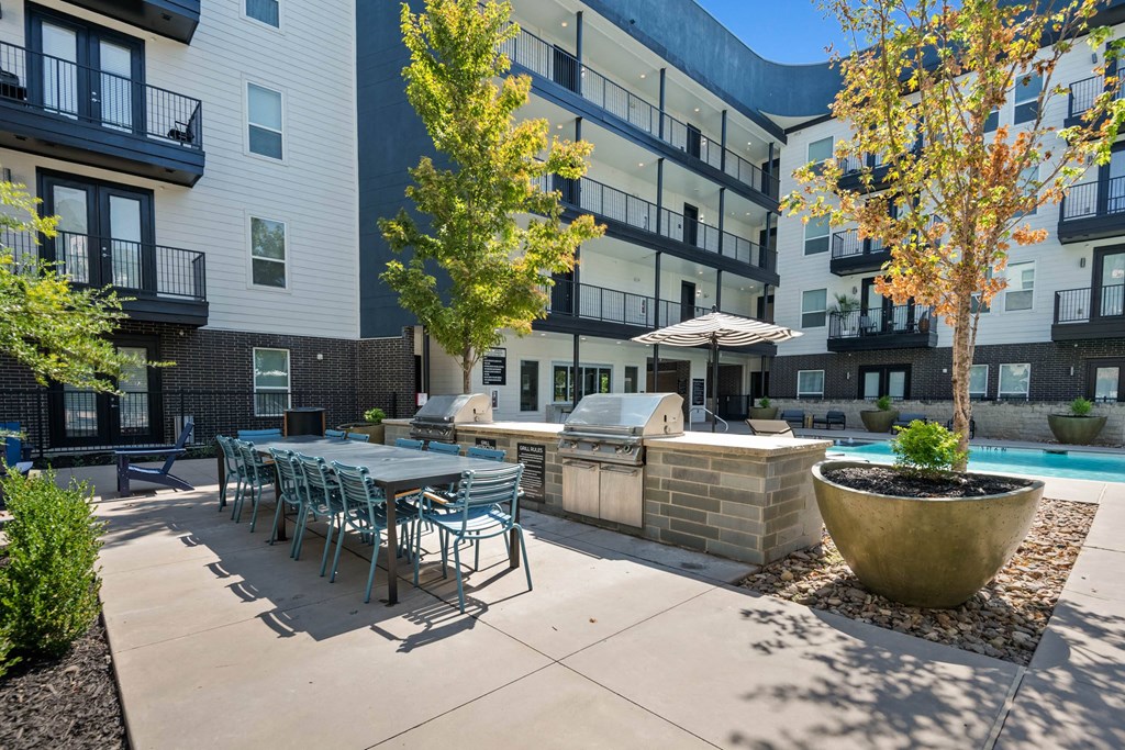 Outdoor Dining Area  at Abstract at Design District, Texas, 75207
