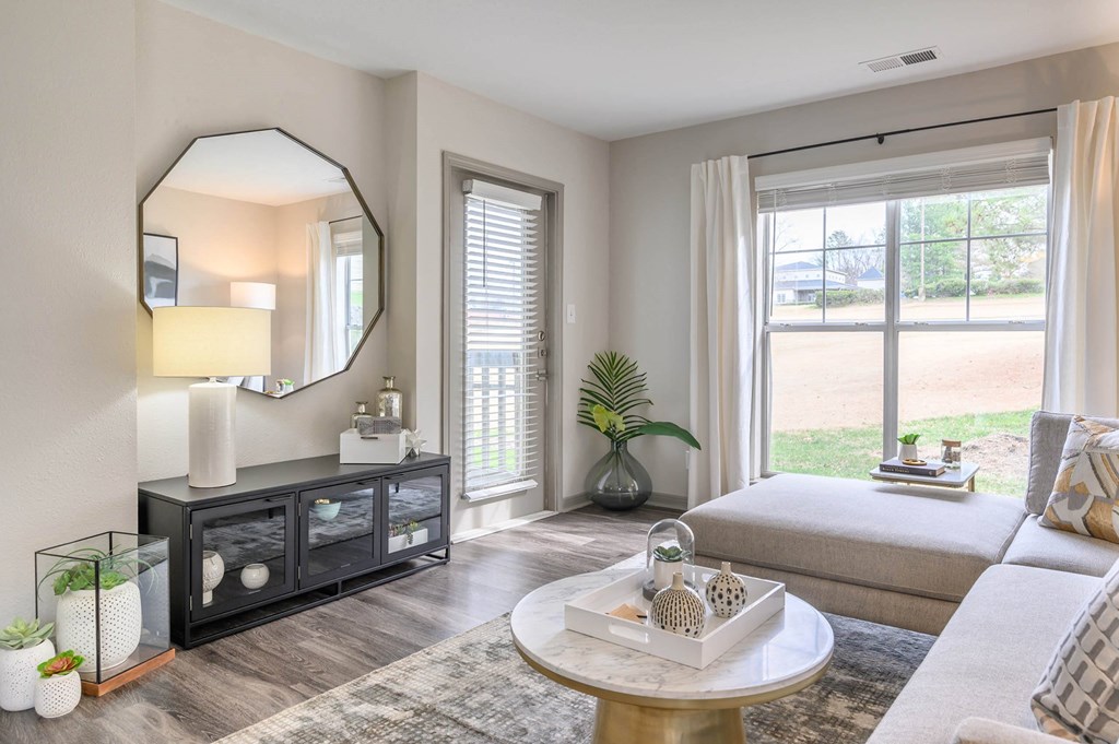 Modern Living Room at Ashford Green, Charlotte, 28262