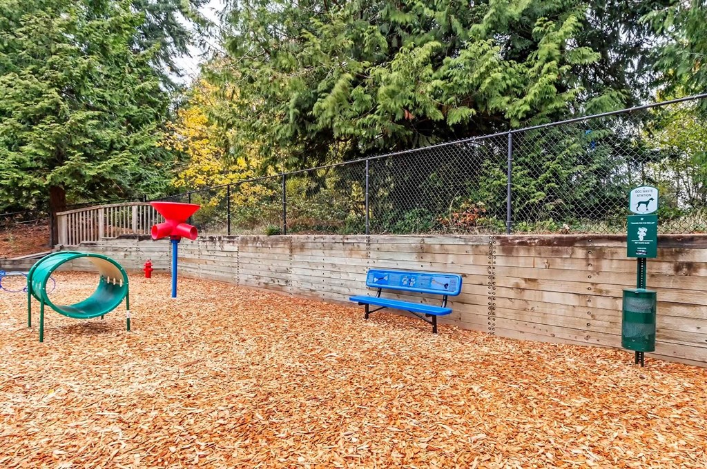 Dog Park at Brackett Apartments, Washington, 98020