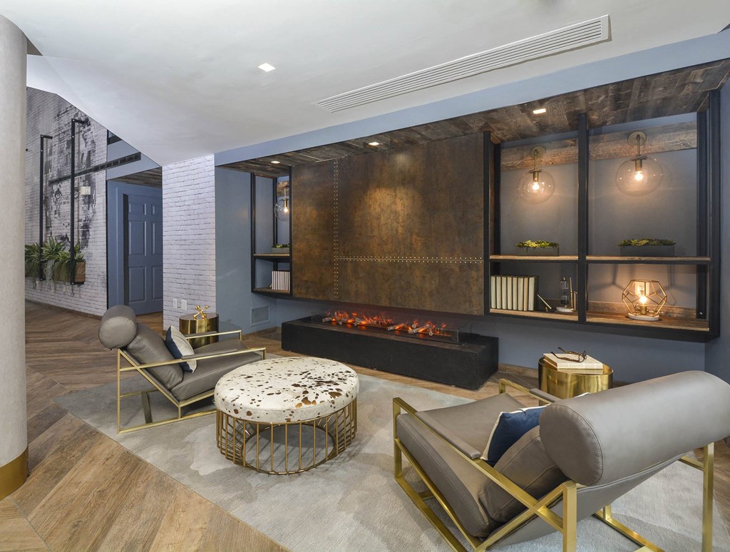 Fireplace Lounge at The Citizen at Shirlington Village, Arlington, VA