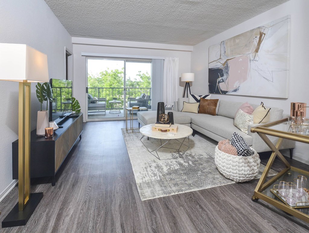 Spacious Living Room at The Citizen at Shirlington Village, Arlington, VA, 22206