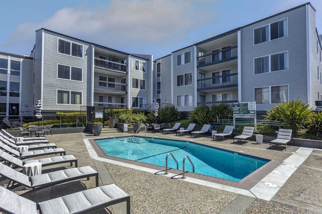 Delphine - Pool Area at Delphine on Diamond, San Francisco, CA