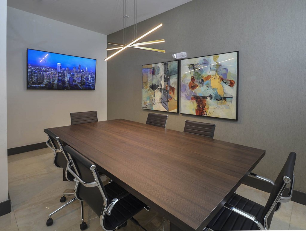 business conference room | District West Gables Apartments in West Miami, Florida