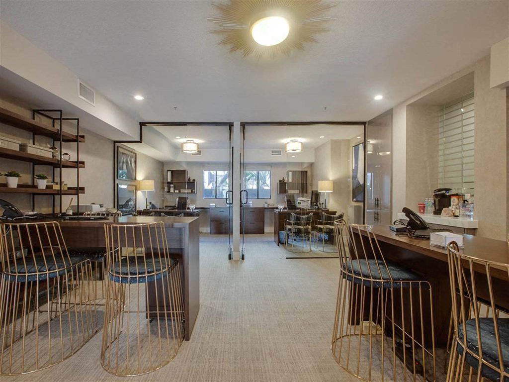 Newly Designed on-site Leasing & Management Office  at Duet on Wilcox, Los Angeles, California
