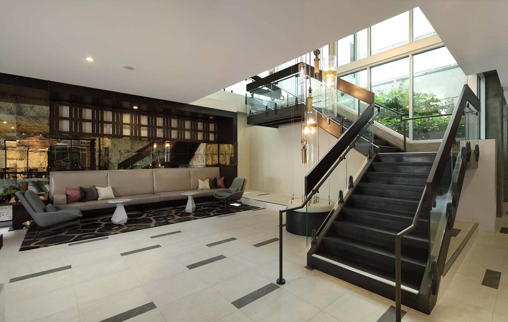 Duplex stairs at G12, Los Angeles, 90015