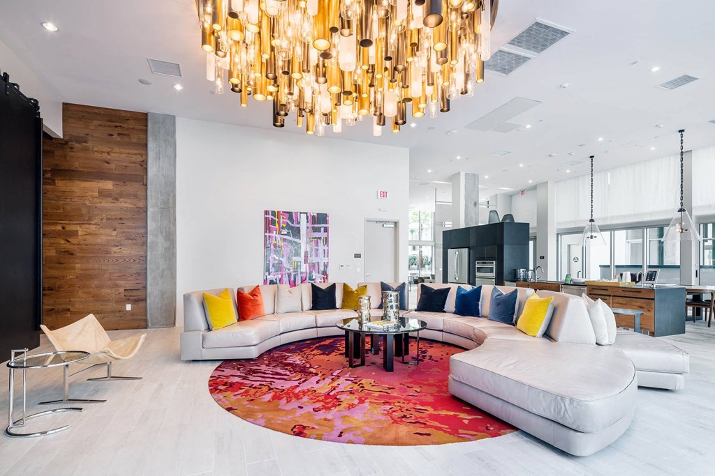 Living room with chandler at G12, Los Angeles, CA, 90015