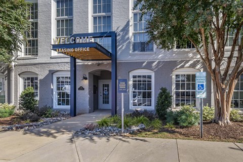 the building in which the welcome office is located at Highland Mill Lofts, Charlotte, North Carolina