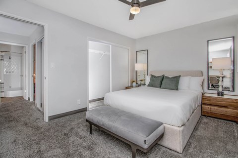 Primary bedroom at MALA GROVE Apartments, Hawaii, 96797