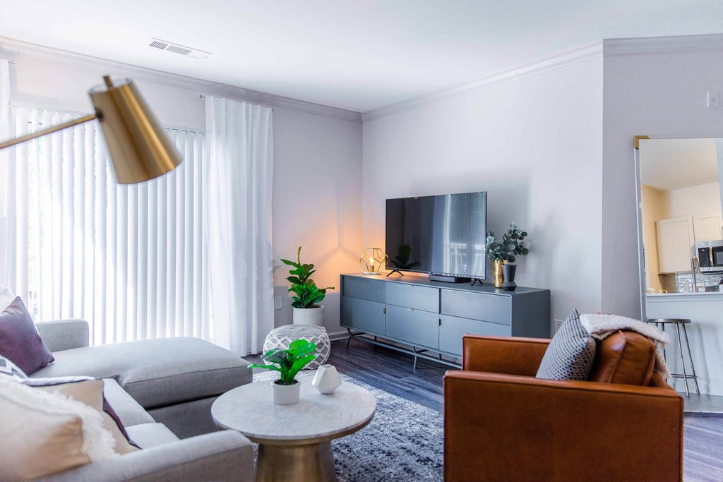 Living Area Interior at The Residences at Springfield Station, Virginia, 22150