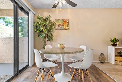 Dining Room at River Oaks, Oceanside California