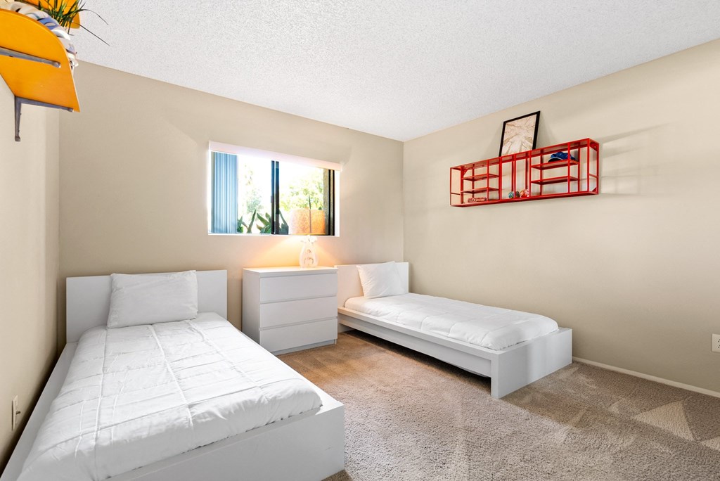 Secondary bedroom at River Oaks in Oceanside, CA