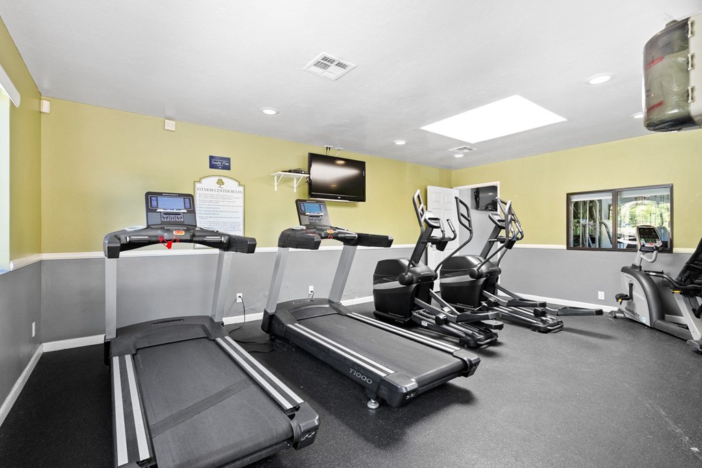 Cardio equipment at River Oaks in Oceanside, CA