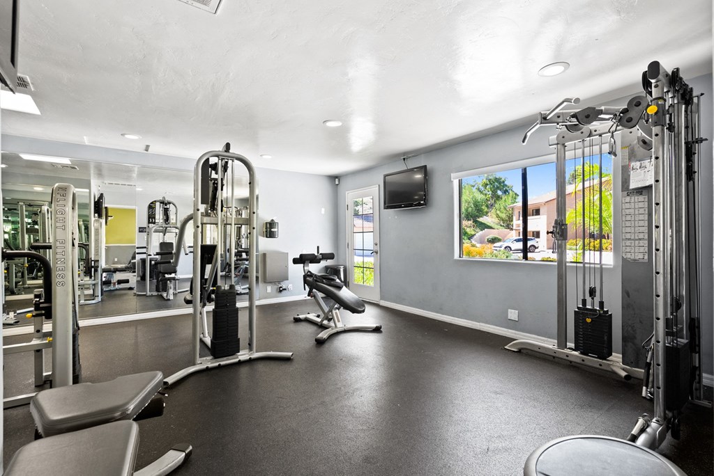 Strength equipment at River Oaks in Oceanside, CA