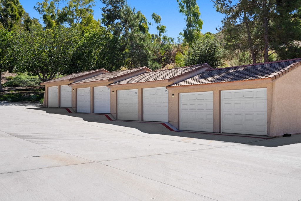 Garages available at River Oaks in Oceanside, CA