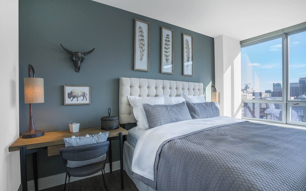 Gorgeous Bedroom at The Elle Apartments, Illinois, 60605