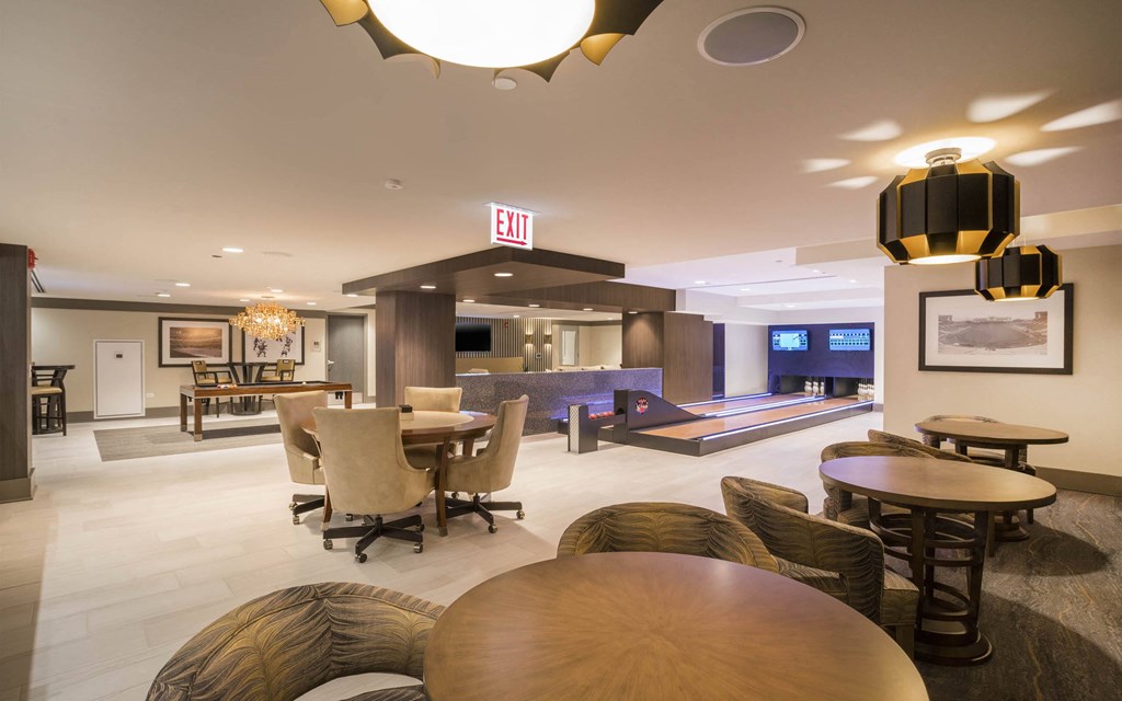 Large Clubhouse at The Elle Apartments, Chicago