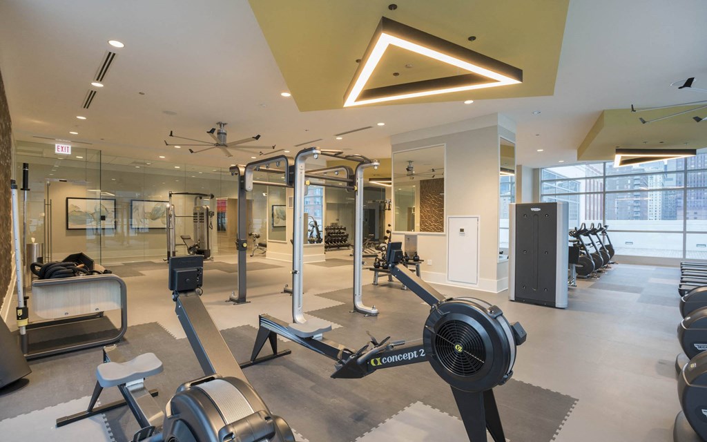 Cardio Studio at The Elle Apartments, Chicago, 60605